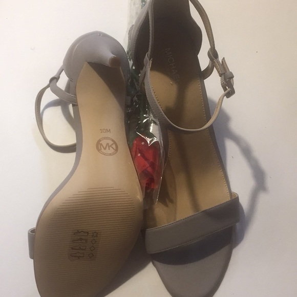 Nwt Michael by Michael kors hight heel open toes sz 10 - Picture 13 of 15